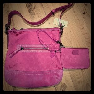 Coach 9362 Convertible Shoulder Bag & Change Purse